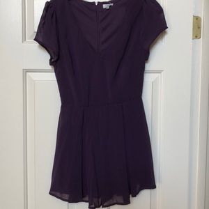 Purple romper